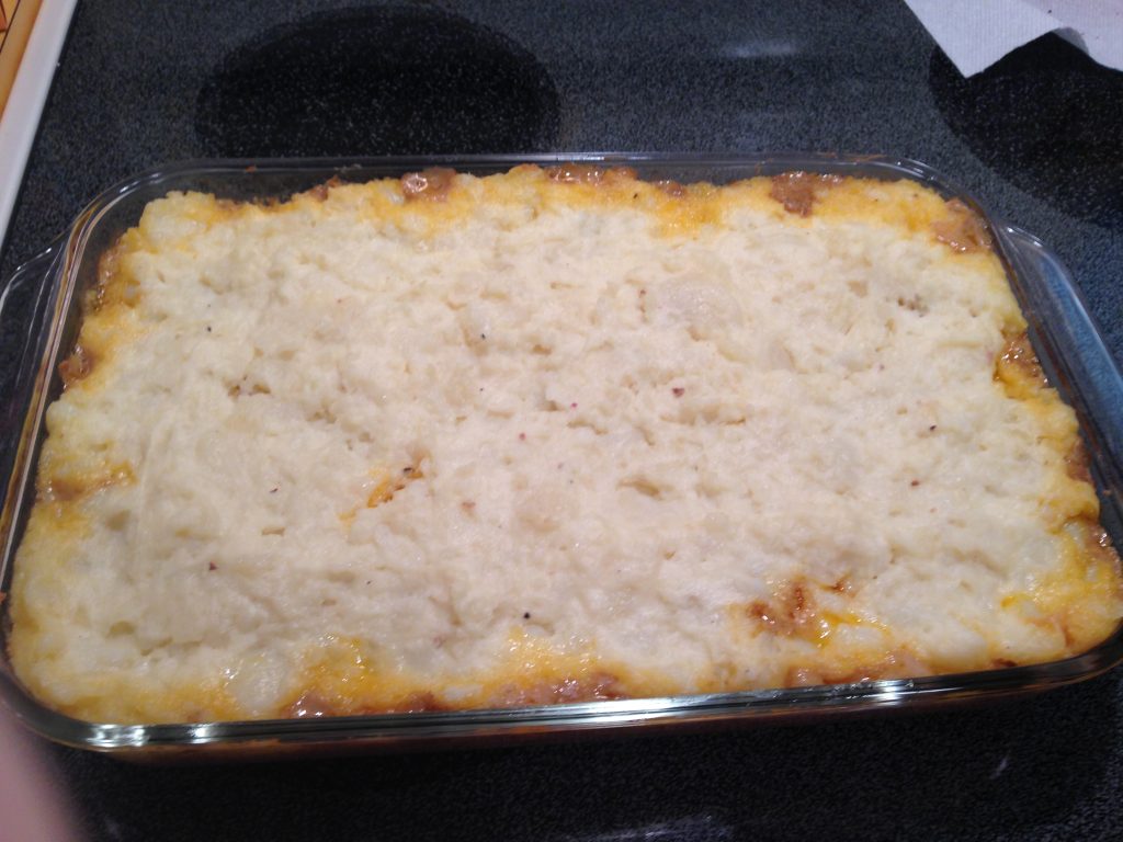 Cheesy Hamburger and Potato Casserole Recipe