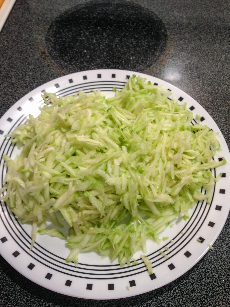 Grated Zucchini 2